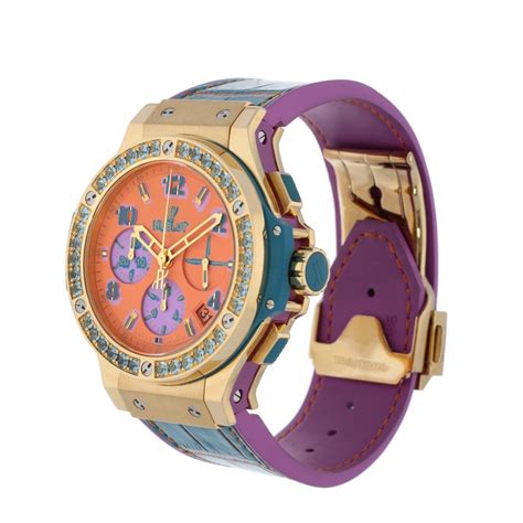 hublot big bang pop art цена|Hublot Big Bang Pop Art Yellow Gold Rose Pink Leather Men's.